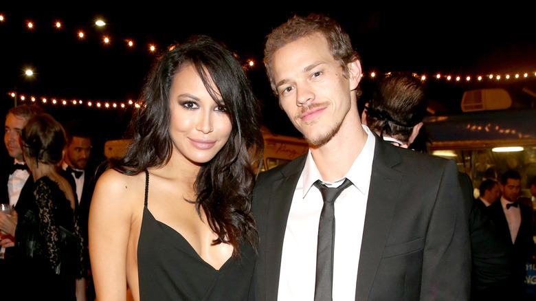 Naya Rivera and Ryan Dorsey at event