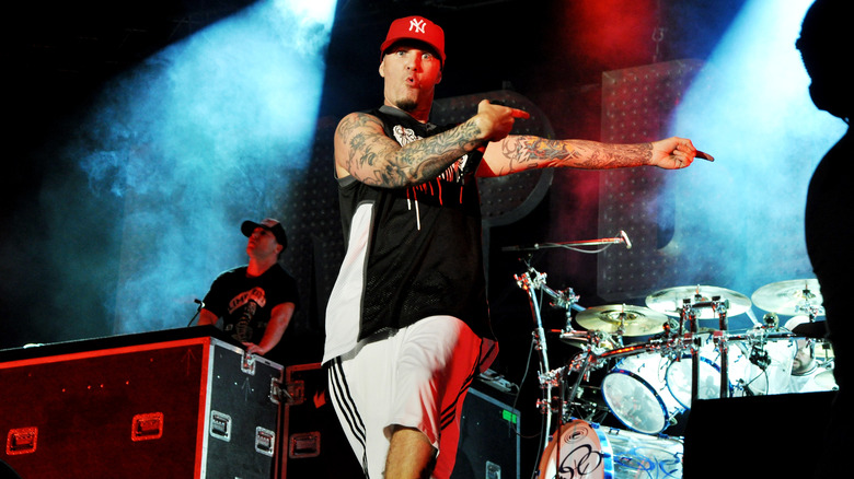 Fred Durst performing