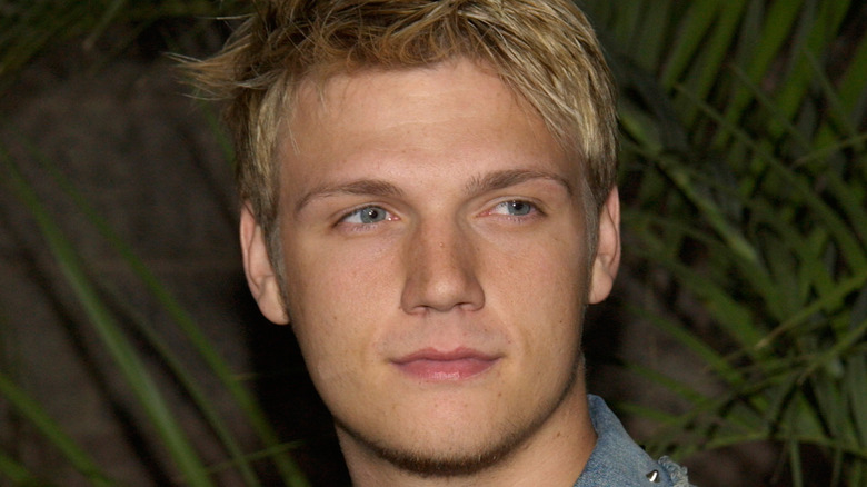 Nick Carter posing