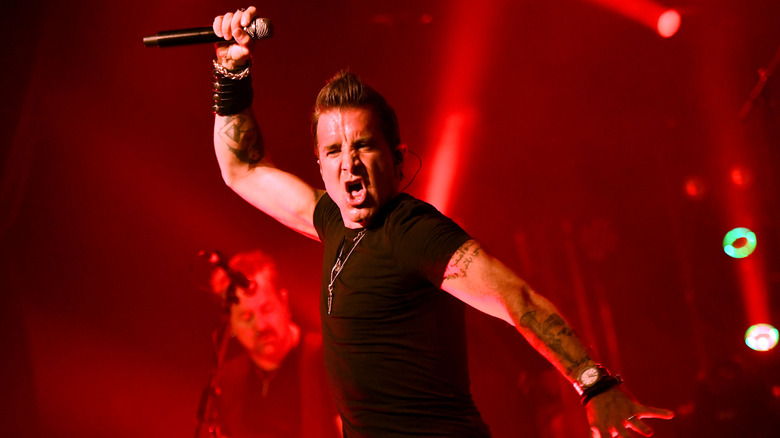 Scott Stapp performing 