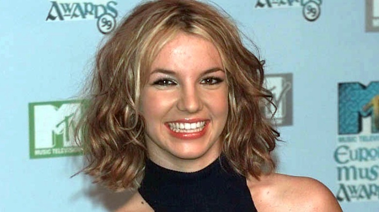 Britney Spears smiling 