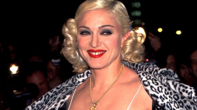 Madonna smiling in the 90s