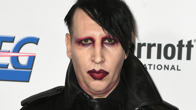 Marilyn Manson posing 