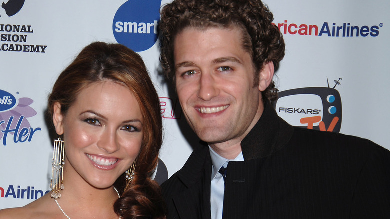 Chrishell Stause and Matthew Morrison smiling