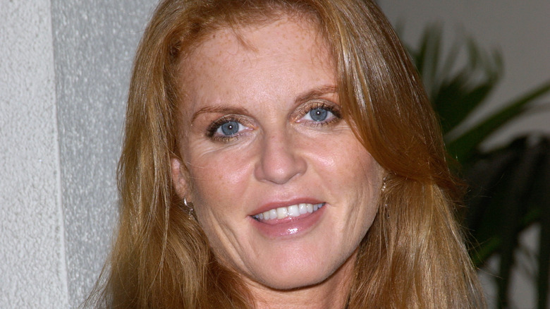 Sarah Ferguson smiling relaxed