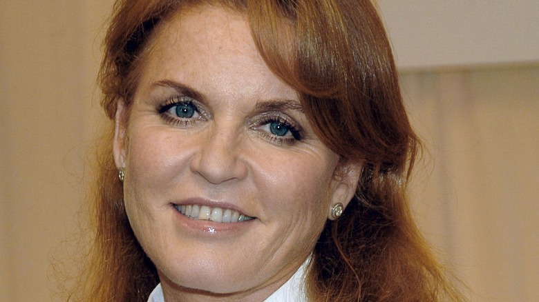 Sarah Ferguson smiling at event