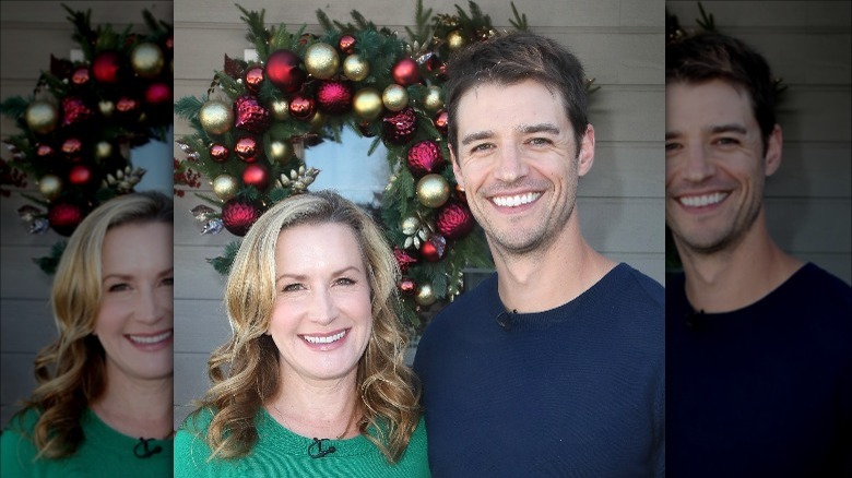 Angela Kinsey and Joshua Snyder