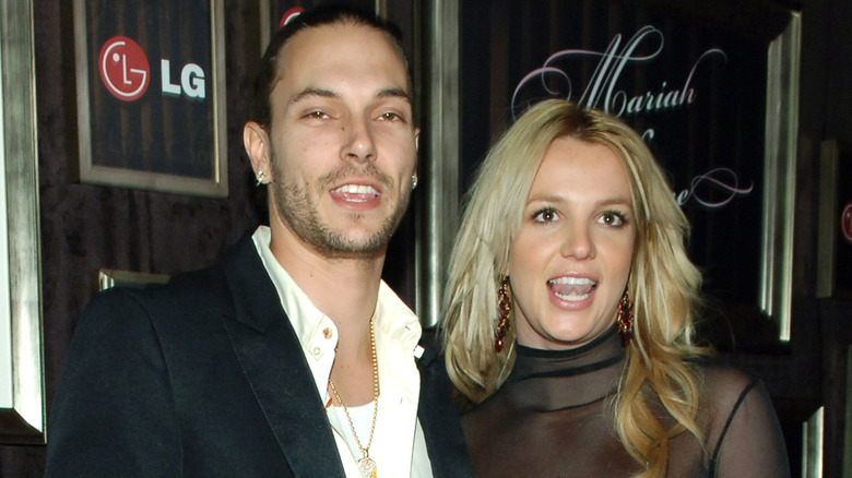 Britney Spears and Kevin Federline at an event