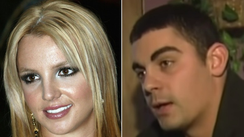 Britney Spears and ex Jason Alexander split image