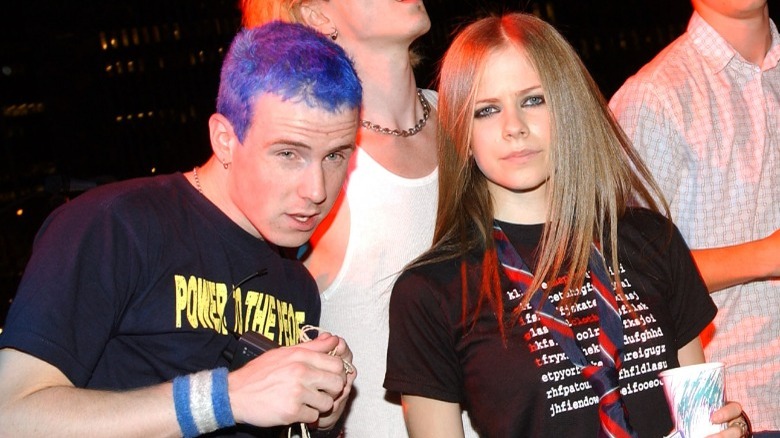 Jesse Colburn and Avril Lavigne hanging out