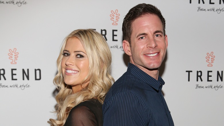 Christina Haack and Tarek El Moussa on the red carpet