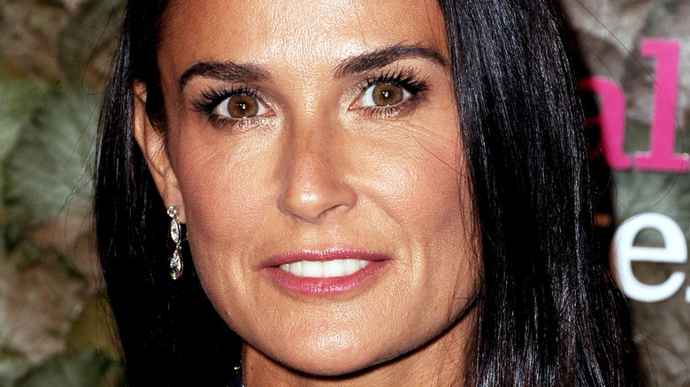 Demi Moore smiling