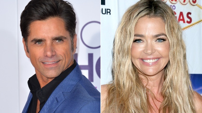 John Stamos and Denise Richards smiling 