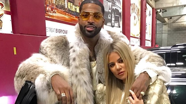 Tristan Thompson and Khloe Kardashian together