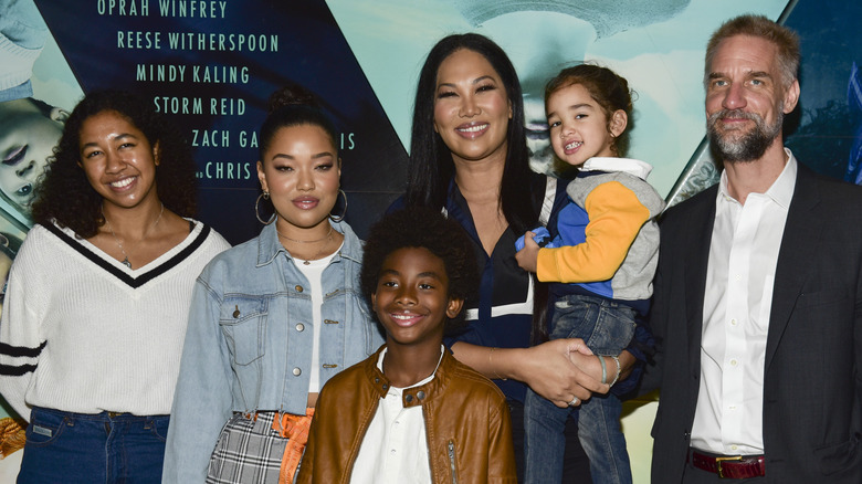 Kimora Lee Simmons and Tim Leissner with kids