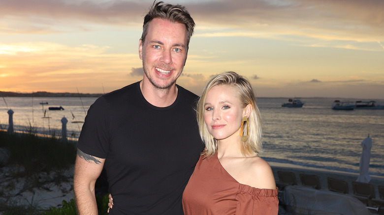 Kristen Bell and Dax Shepard on vacation