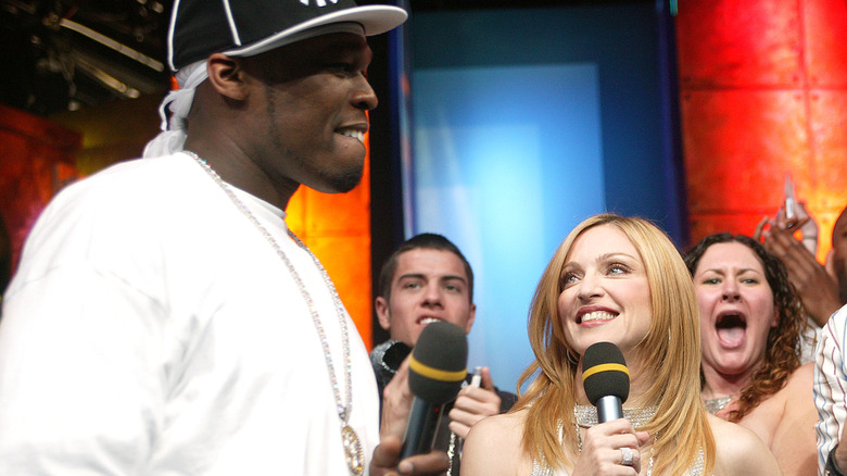 50 Cent and Madonna on "TRL"