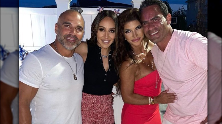 Joe Gorga, Melissa Gorga, Teresa Giudice, and Luis Ruelas