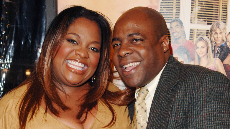 Sherri Shepherd and Lamar Sally grinning