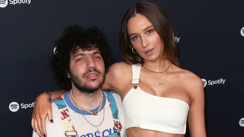 Benny Blanco and Elsie Hewitt on the red carpet