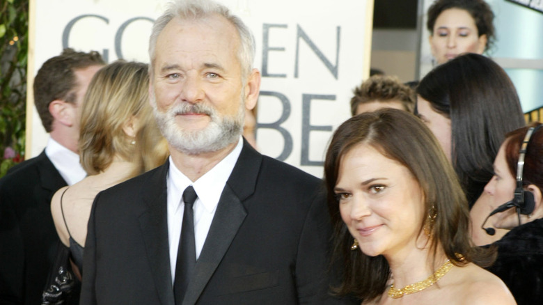 Bill Murray and Jennifer Butler, posing together