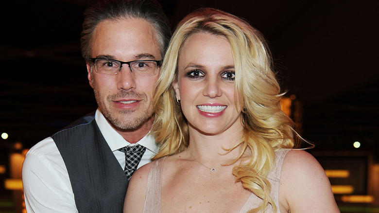 Jason Trawick and Britney Spears smiling