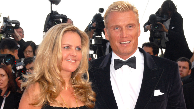 Dolph Lundgren and Anette Qviberg formalwear