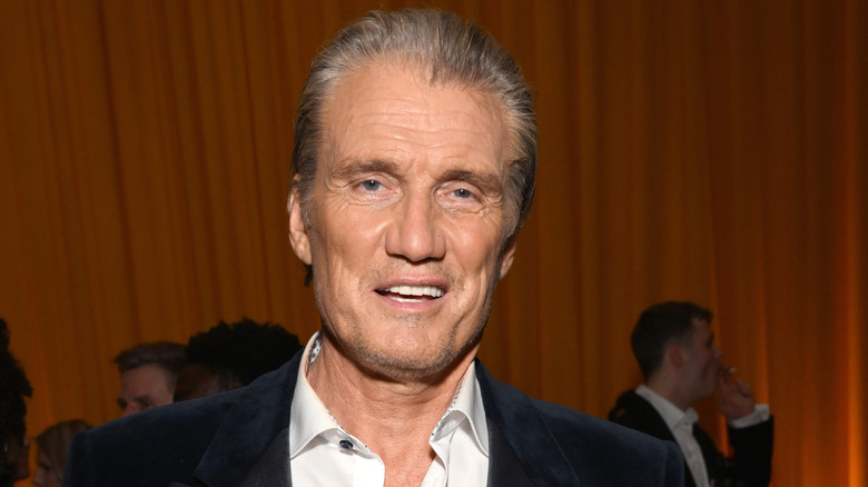 Dolph Lundgren smiling