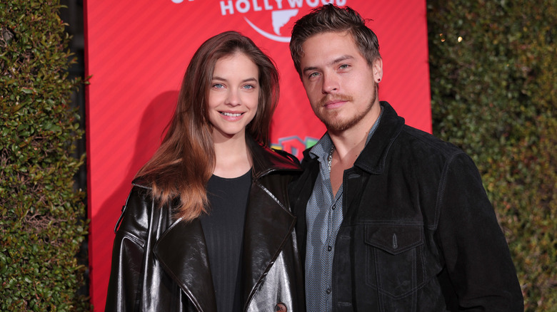 Barbara Palvin and Dylan Sprouse smiling