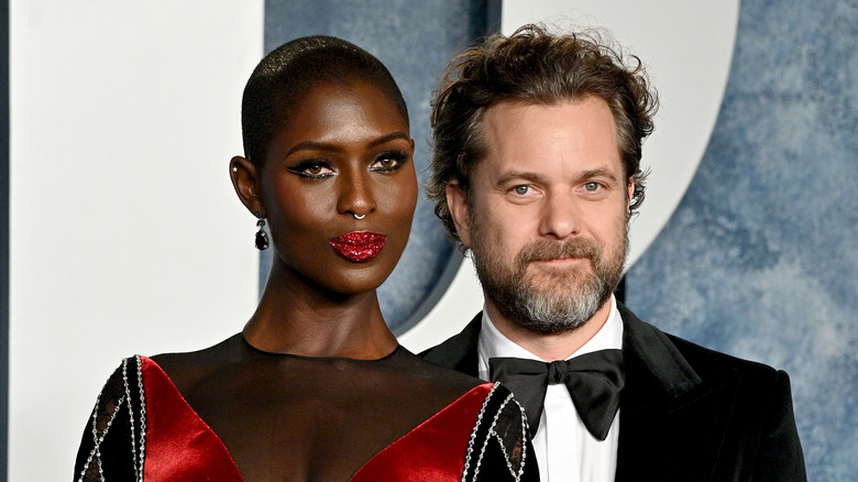 Jodie Turner-Smith and Joshua Jackson posing