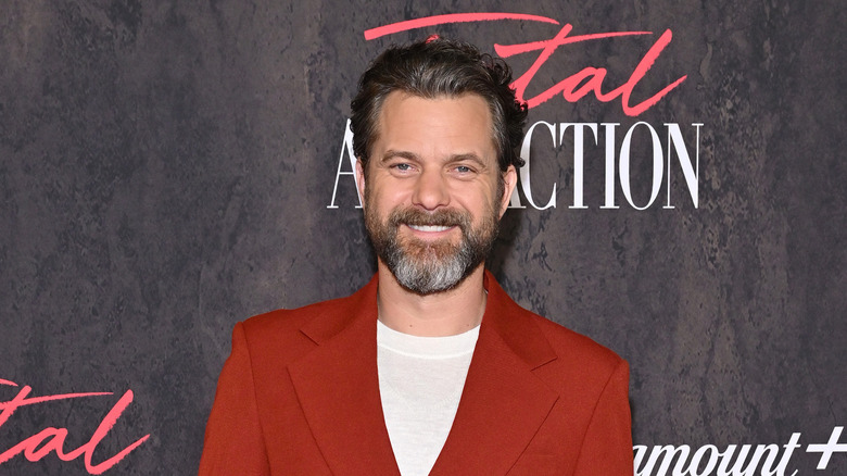 Joshua Jackson in red suit