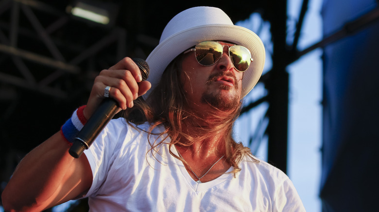 Kid Rock appears on stage 