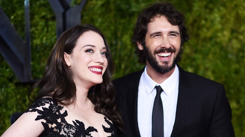 Kat Dennings and Josh Groban all smiles