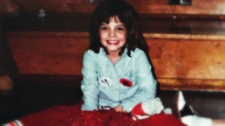 Katie Holmes as a child