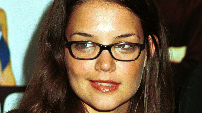 Katie Holmes wearing glasses