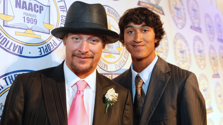 Kid Rock and Robert Ritchie Jr. at a NAACP event