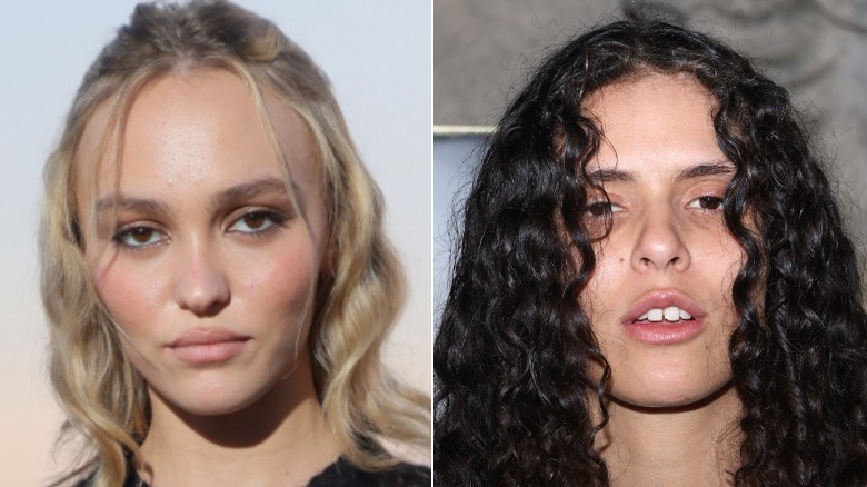 Lily-Rose Depp and 070 Shake side by side 