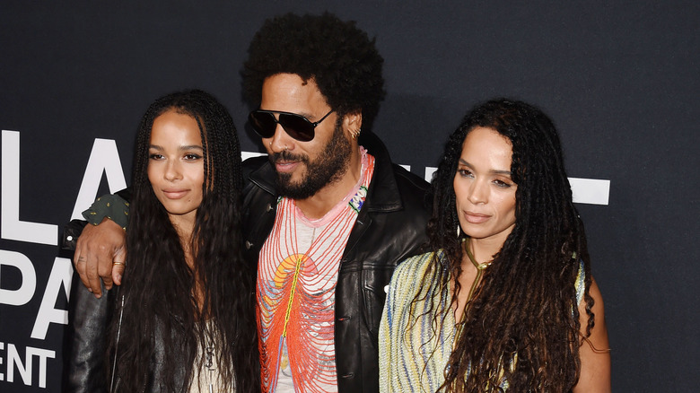 Zoe Kravitz, Lenny Kravitz and Lisa Bonet in 2016