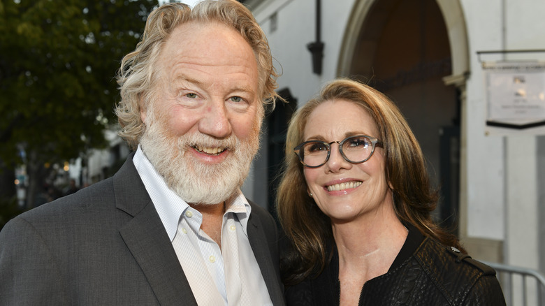 Timothy Busfield and Melissa Gilbert are pictured in 2019