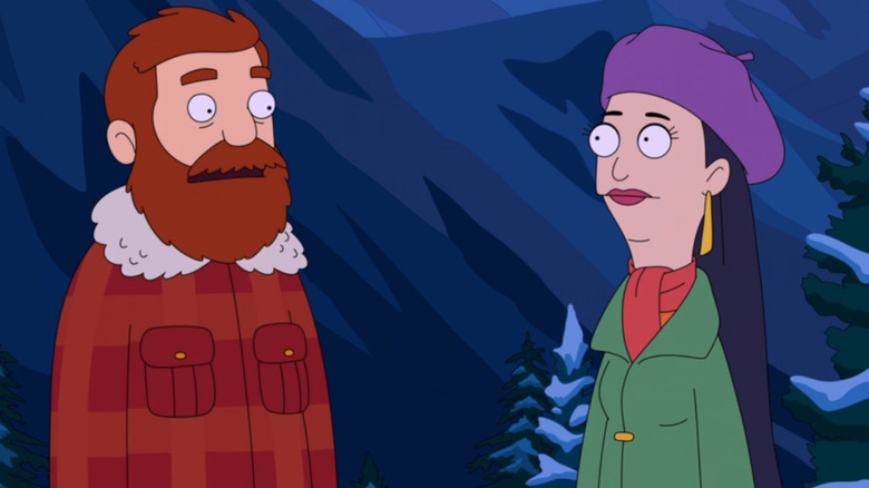 Nick Offerman and Megan Mullally's characters Beef and Alyson on "The Great North"