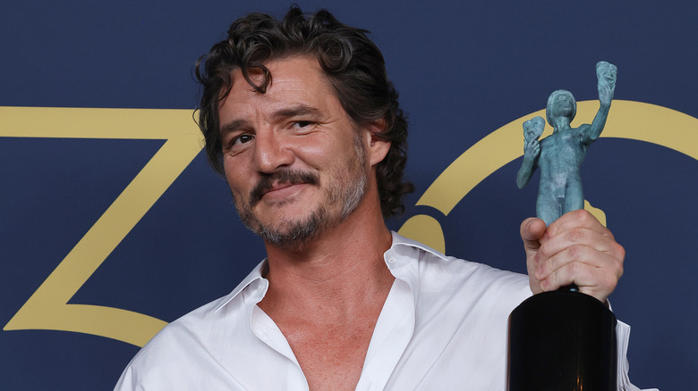 Pedro Pascal smiling