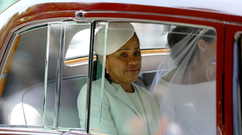 Doria Ragland riding in a car