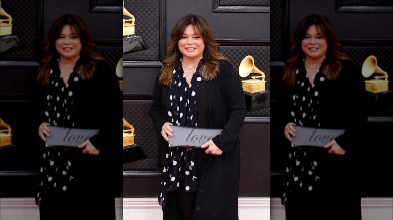 Valerie Bertinelli in polka-dot outfit