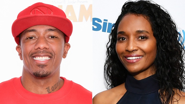 Nick Cannon; Chilli smiling 