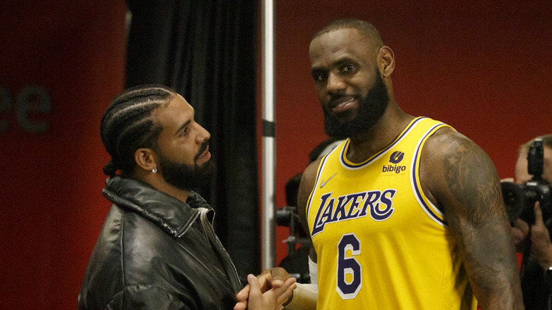 Drake and LeBron James