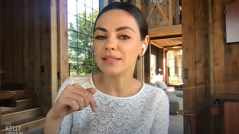 Mila Kunis shows off her barn style house