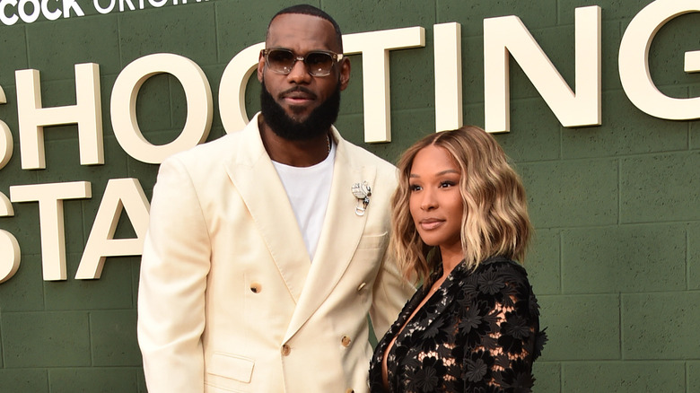 Lebron James and Savannah James on the red carpet