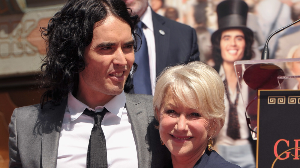 Helen Mirren and Russell Brand