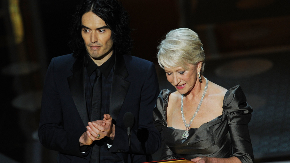 Helen Mirren and Russell Brand