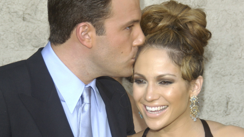 Jennifer Lopez and Ben Affleck at movie premiere 